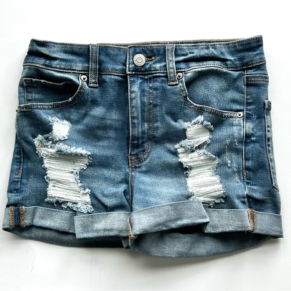 Aeropostale Pants - 🏖️Women’s Aero High Rise Midi Jean Shorts. Size: 6